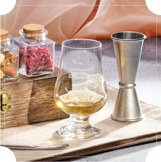 刀剣乱舞ONLINE 10周年記念 桜ふわりウイスキー